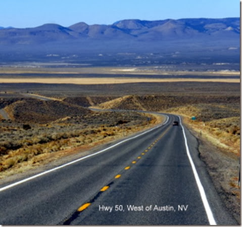 Hwy 50, West of Austin, NV