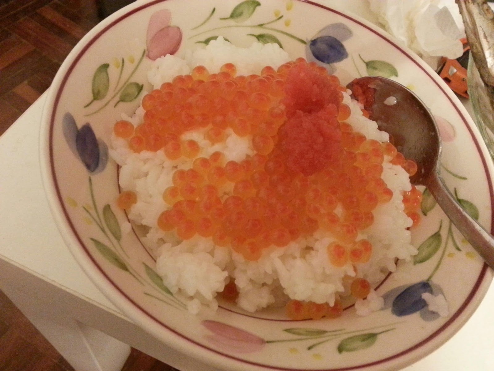 Big Fat Tummy Ikura( Salmon Roe) Mentaiko Don Recipe