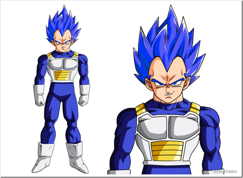 Vegeta Super Saiyajin dios Azul