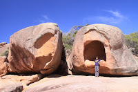 Gerrod hanging out with some big rocks