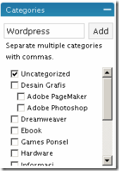 categori website blog wordpress