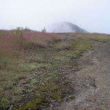 Back over to the middle volcanic peak and then to the crater peak (Daniel Quinn, June 2010)