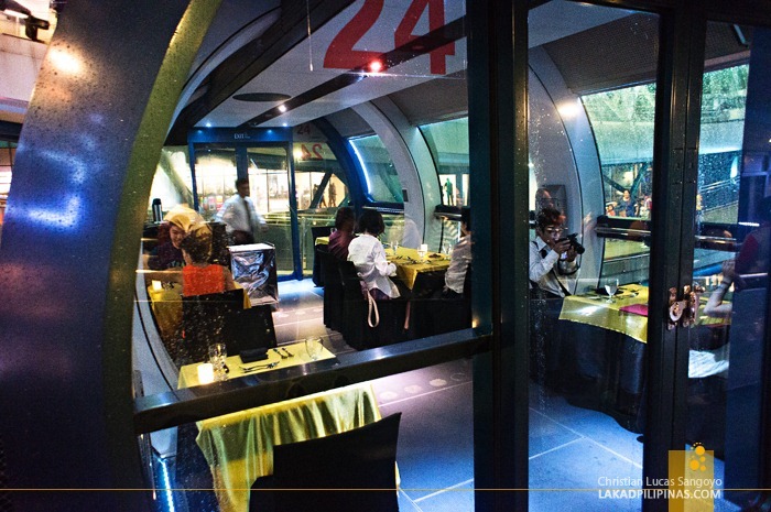 Dining at the Singapore Flyer