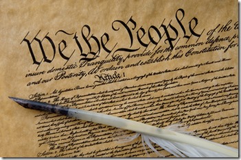 Photo of the Constitution of the United States of America. A feather quill is included in the photo.The Constitution of the United States is the supreme law of the United States of America and is the oldest codified written national constitution still in force. It was completed on September 17, 1787. 