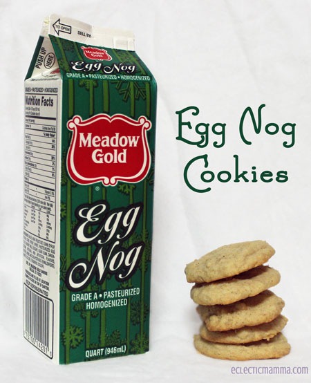 Egg Nog Cookies by Eclectic Momma