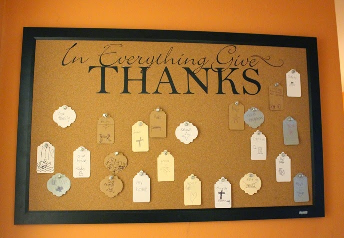 DIY Thanksgiving “Gratitude Board” 