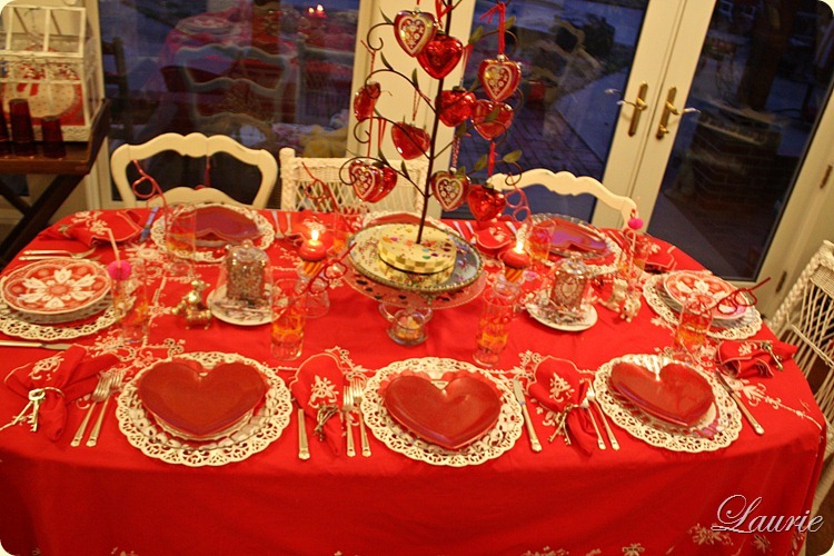 Valentine Tablescape
