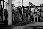 Blackened steel skeletons