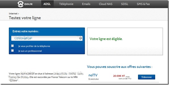 Offre Internet OVH