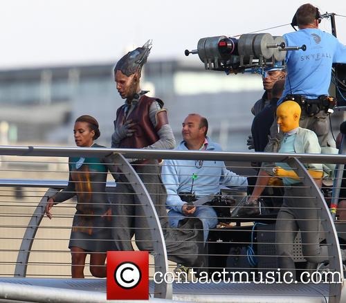 Egy rakat ígéretesen kinéző fotó a Guardians of the Galaxy forgatásáról 04