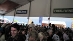 Chef Emeril's cooking demo was jam-packed, not a seat to be had.