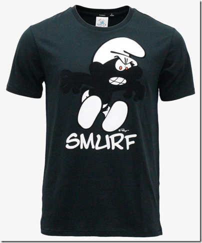 Smurf Print Tee - SGD 23