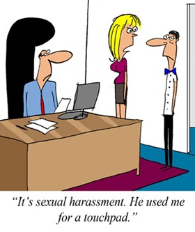 sexual harassment claim touchpad