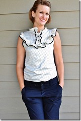 polka dot ruffle top polka dot ruffle top