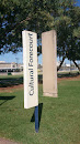 Cultural Forecourt Sign Marker