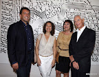 Sergio Massa, Florencia Battiti, Diana Saiegh y Eduardo Costantini. Gentileza: Personally - Inside PR.