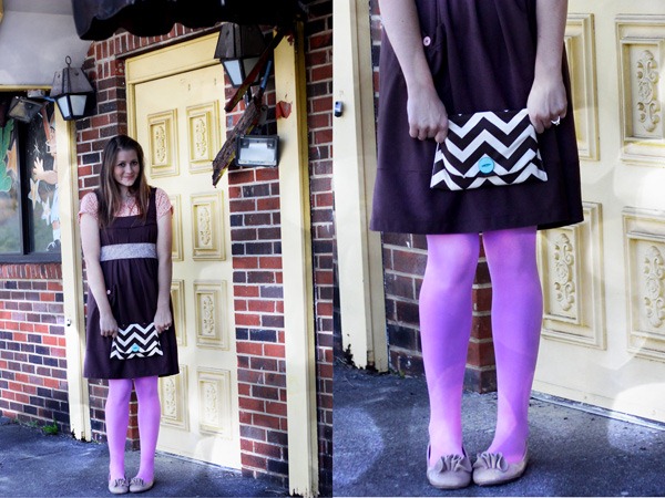 DIY chevron clutch