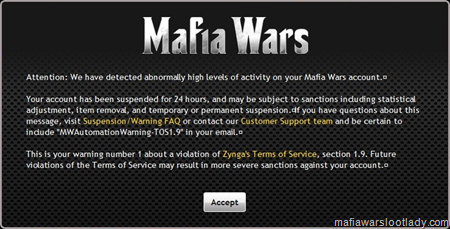 warning warning