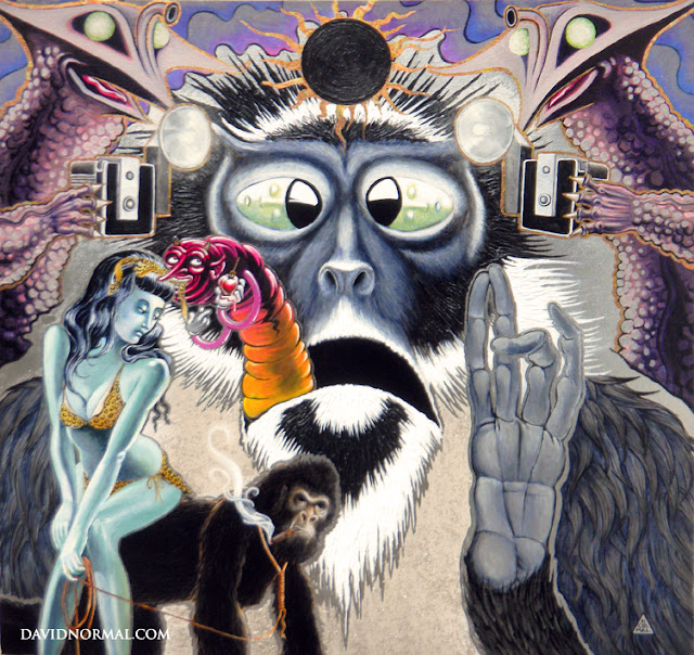 "Benediction", Acrylic on Canvas, 3' x 3' (91.5 x 91.5 cm), 2011