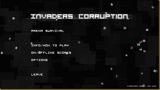 Invaders Corruption タイトル Invaders Corruption タイトル