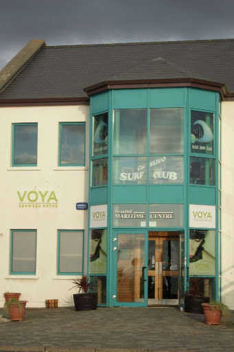 Our destination: The outside of Voya Seaweed Baths.