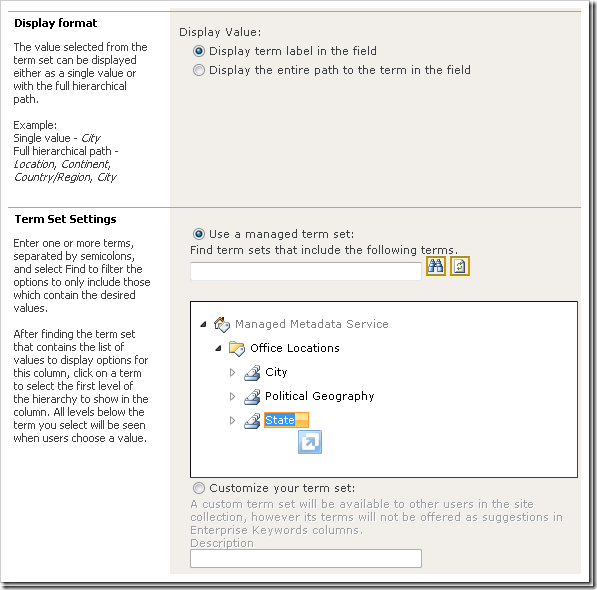 Using the Managed Metadata Service in SharePoint 2010 Sites-Part 3
