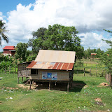 Cambodge - Maison typique