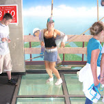 glass floor at CN tower in toronto in Toronto, Canada 