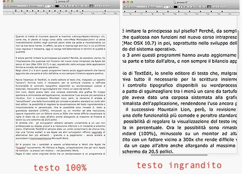 TextEdit Apple 1 e 2