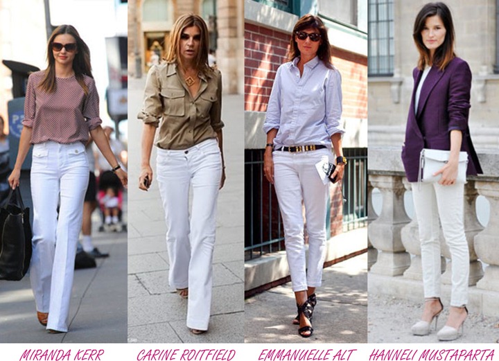 Maria Vitrine - Blog de Compras, Moda e Promoções em Curitiba.: Moda – Como  usar calças Brancas no trabalho! Confira os looks.