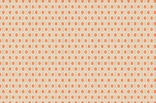A statement-making orange fabric can be used for temporary and permanent decorations. A new set of pillows, a table runner, and window treatments can all me rotated seasonally or worked into existing arrangements. (www.calicocorners.com)