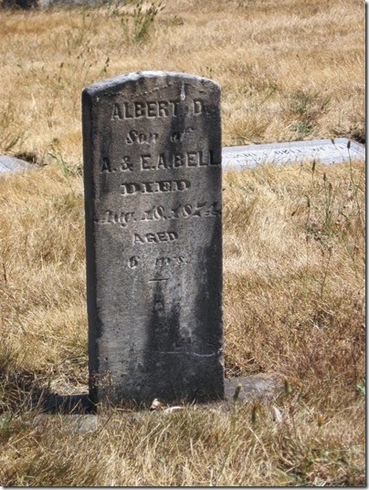 IMG_2853 Albert D. Bell Tombstone at Mountain View Cemetery in Oregon City, Oregon on August 19, 2006