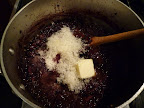 And just before serving, stir in Parmesan and some butter