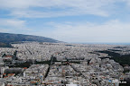 View from the top of Lycavittos