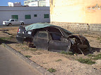 Wrecked car Wrecked car