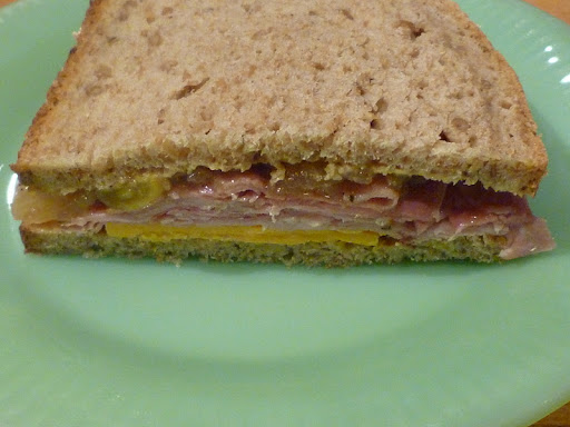 Ham and Cheese with Apple Chutney