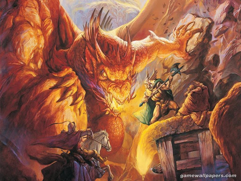 Dragon Attack A Man, Dragons