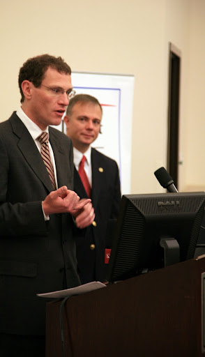 State Treasurer Clint Zweifel traveled to Springfield today to outline a low-interest loan program which his office says will move Missouri's economy forward. 

Photo Credit: Alex Crowder