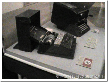 German Enigma code breaking machine