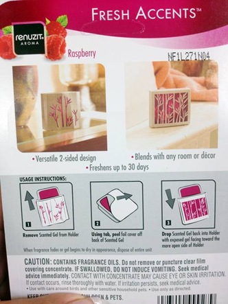 The back of the packaging shows the 2-sided design, and it states it lasts up to 30 days. Not too shabby. The back of the packaging shows the 2-sided design, and it states it lasts up to 30 days. Not too shabby.