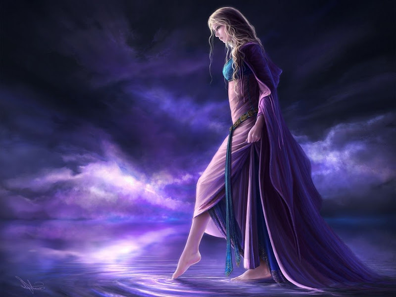 Girl Walking On Water, Magic Beauties 3