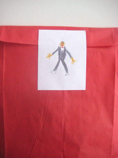 The favor, sealed up with a homemade sticker The favor, sealed up with a homemade sticker