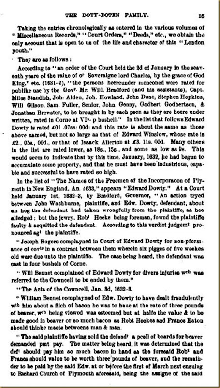 Doty-Doten Family In America - The Family of Edward Doty (10) Doty-Doten Family In America - The Family of Edward Doty (10)