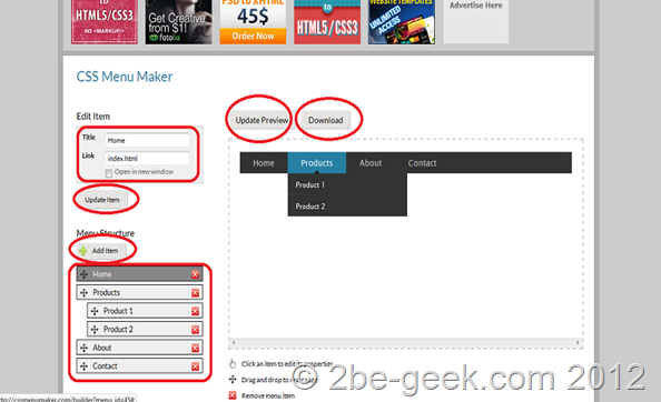 cssmenumaker cssmenumaker