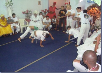 Capoeira no terreiro de Mãe carmen deoxala