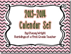 Calendar set