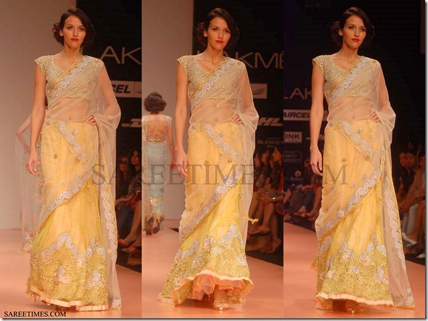 Bhairava_Jaikishan_Yellow_Shimmer_Saree