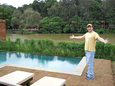 Looks a bit chilly for a swim KJ!