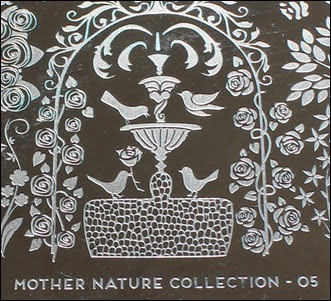 MoYou Stamping Plate Mother Nature Lovebirds