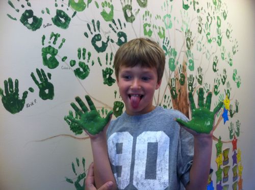 Aidan Brain Balance Handprint